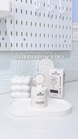 Solusi instan buat rambut penuh, ga luntur, tahan seharian hanya pakai hairshadow dari @CrownCare.id #crowncare #hairshadowpowder #hairshadowcrowncare #crowncarehairshadow #foryoupage 