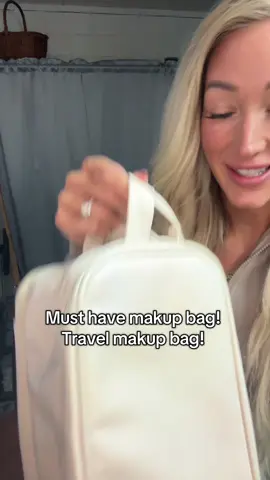 Large makup bag! Travel makup bag! #makupbag #travelbag #travel #beautybag #beautyhacks 