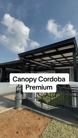 Canopy Cordoba combinasi atap alderon dobel layer ( hollow 50x100 tiang WF ) #jasakonstruksi #canopy #citralandngkjambi #canopyminimalis #fyppppppppppppppppppppppp 