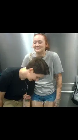 Love is in the elevator!