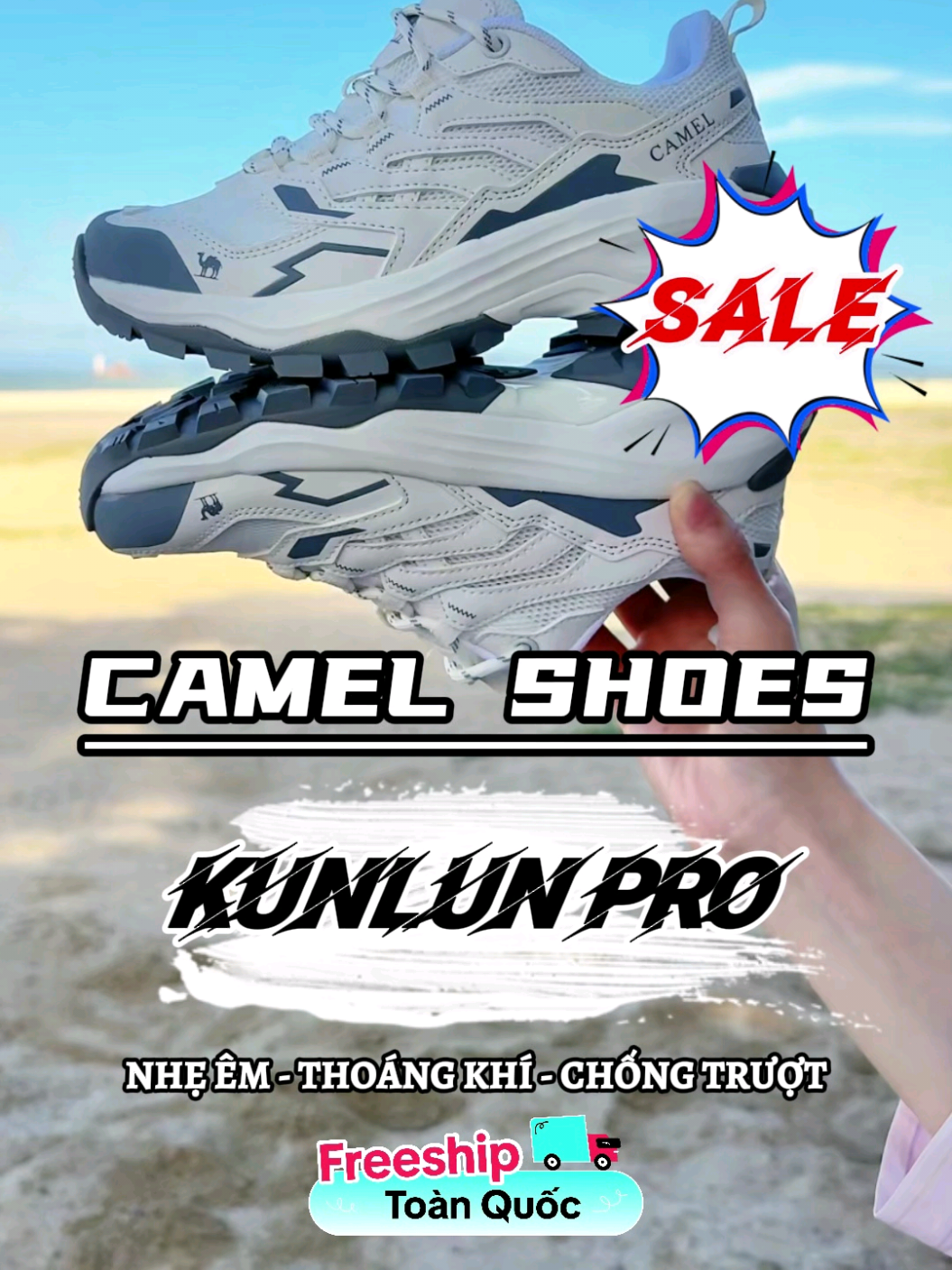 Phiên bản nâng cấp của mẫu giày leo núi Camel quen thuộc. Nhẹ hơn, êm hơn, bám đường tốt hơn, mang lại cảm giác thoải mái hơn trong suốt hành trình chinh phục. #camel #camelshoes #giayleonui #trekking #Hiking 