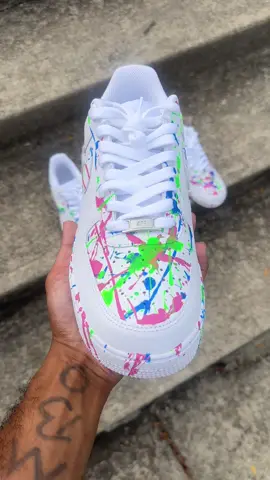 Splash 1s… #customairforceones #customaf1 #customairforce1 #af1customs #customshoes 