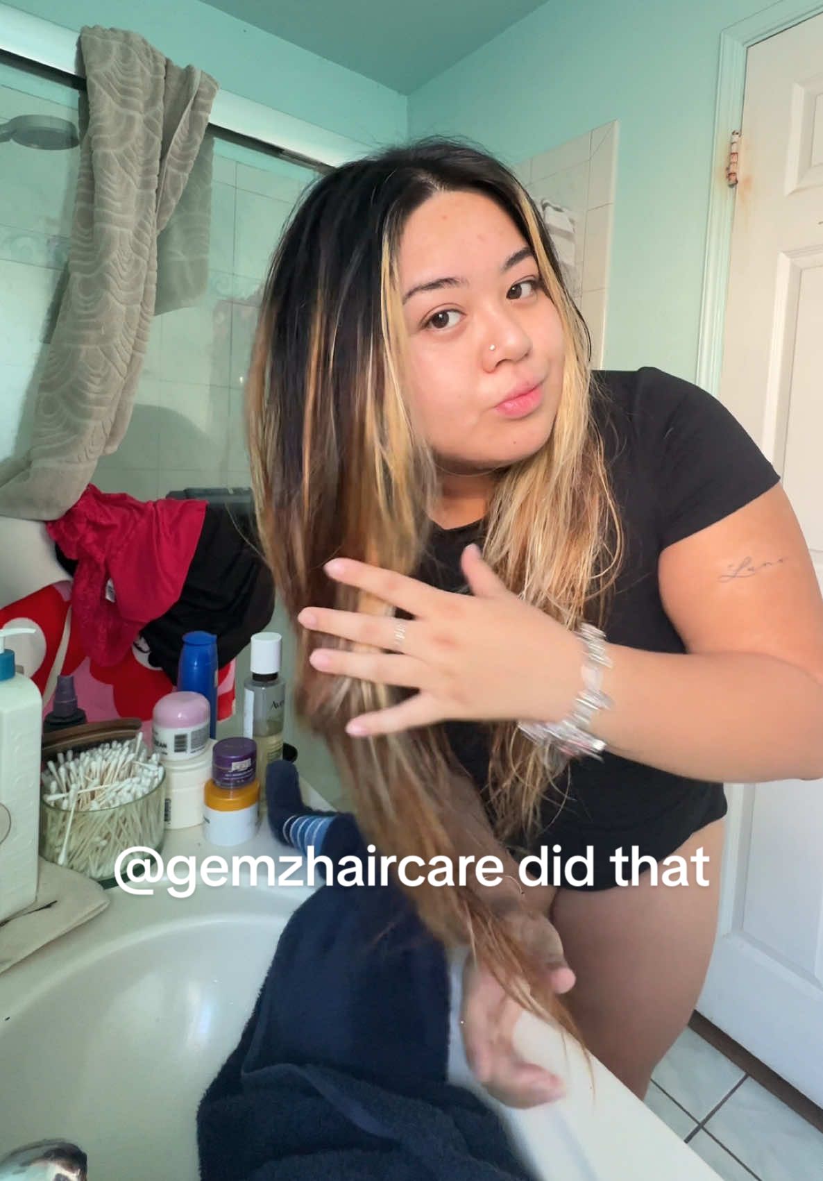 @Gemz Haircare just made hair wash days more fun 🚿🩷. At your local target, find GEMZ to spice up hair wash days! #gemzhaircare #giftedbygemz #gemz #targetfinds #hairwashday 