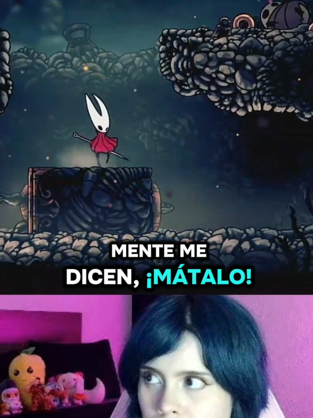 Casi se me sale el corazón! 😠😠 . . . #humor #susto #streamer #grito #silksong 