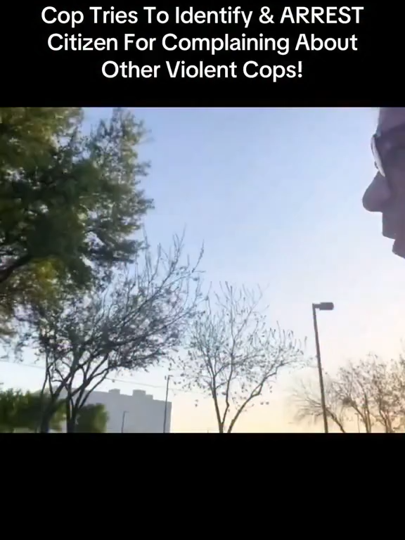 Cop Tries To Identify  ARREST Citizen For Complaining About Other Violent Cops  #fyp #audit #police #cops #x9TH