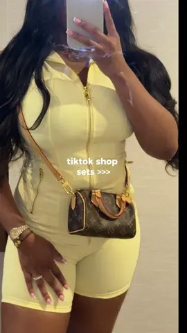 this yellow🥰🥰🤏🏽 #tiktokshop #matchingset #fyp #BlackTikTok 