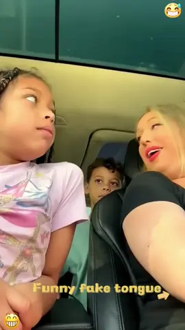 Fake tongue prank #fyp #Foryou #😂😂😂 #funny #happy #prank 