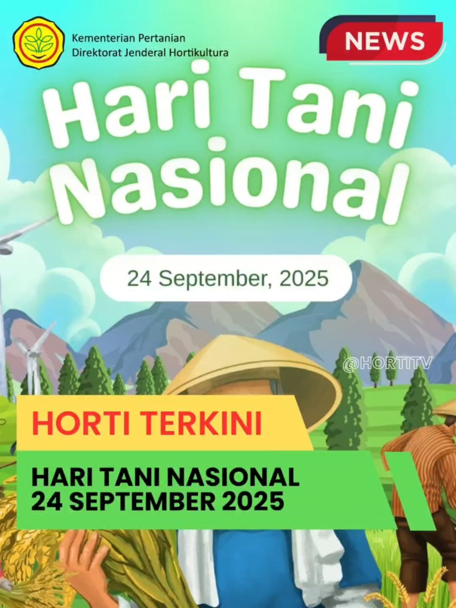 Bertani itu bukan sekadar profesi, melainkan pengabdian pada bangsa.” Terima kasih petani Indonesia, pilar kedaulatan pangan negeri. Selamat Hari Tani Nasional. #viral #fyp #virall #tani #haritaninasional