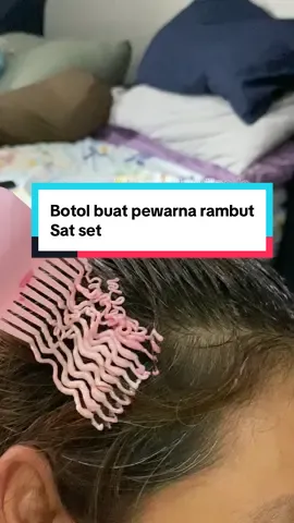 Jadi sat set rebess #botolviral #pewarnarambut #catrambut 
