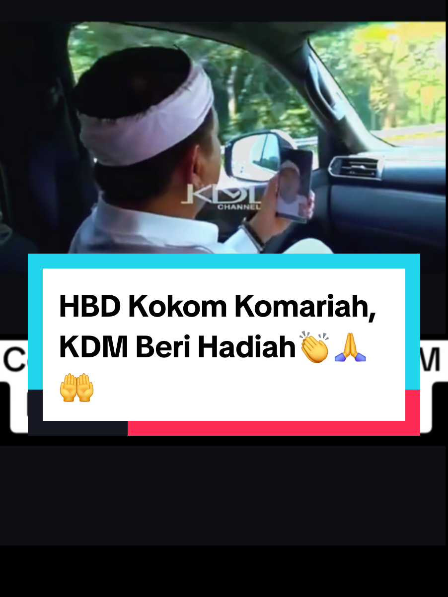 kang dedi mulyadi beri hadih ulang tahun kepada kokom komariah 🤭🤲🙏👏. sc. kdm yt channel #dedimulyadi #kangdedimulyadi #kokom #komariah #ulangtahun 
