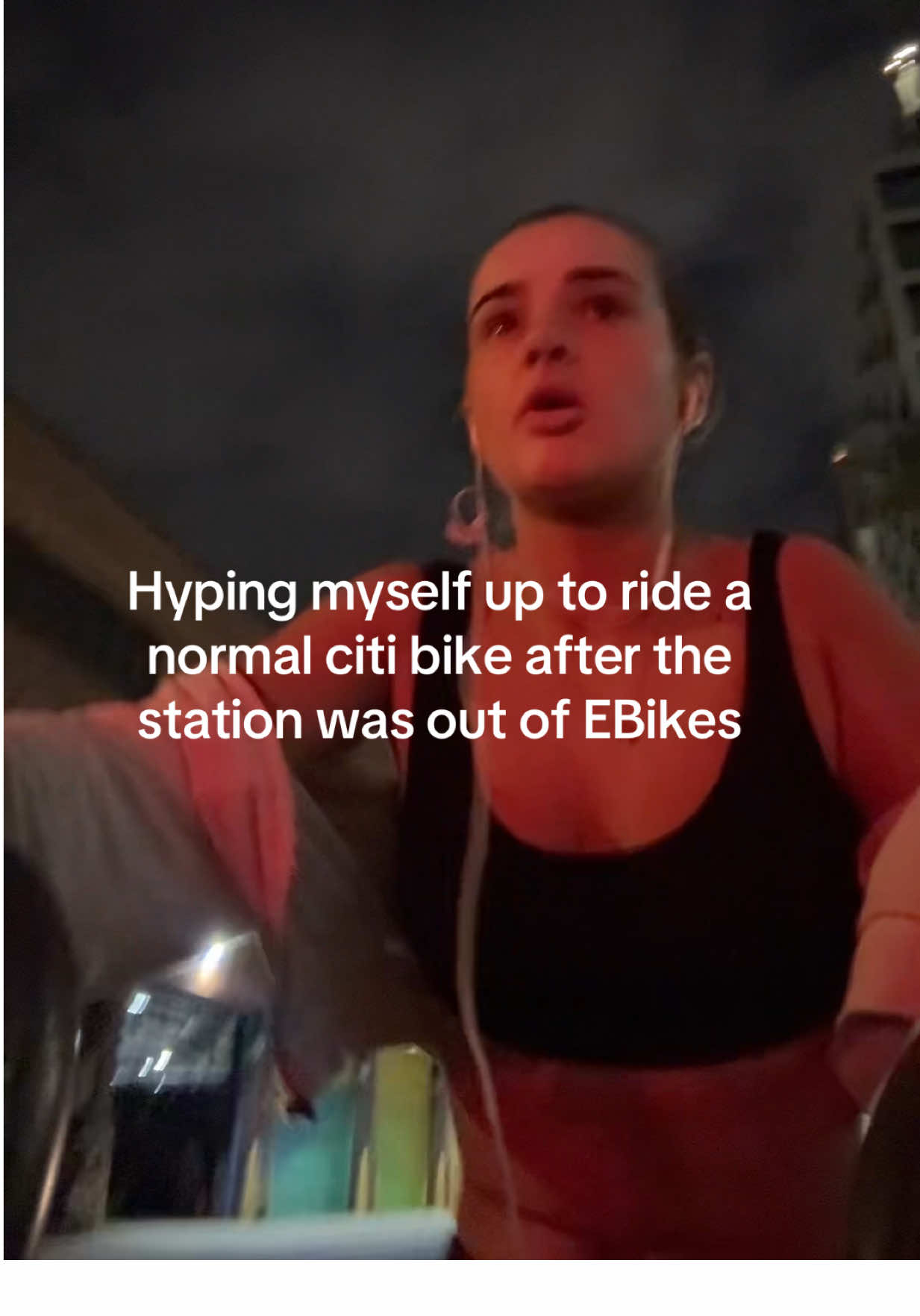 Only a 5 min bike to the next station that has e-bikes #citibike #nyclife #motivation #biking #relatable 