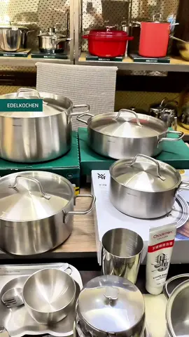 Reviews đồ gia dụng nhà bếp: Bộ nồi inox liền khối All day Edelkochen Hàn quốc  Công dụng: ăn lẩu, nấu canh, luộc gà, kho thịt cá đa năng  Chất liệu: inox 304 liền khối 3 lớp sạch sẽ an toàn và bền bỉ  Sử dụng cho bếp từ, bếp gas, bếp hồng ngoại và các loại bếp khác  #daoinox #edelkochen  #inox304 #reviewdogiadungnhabep 