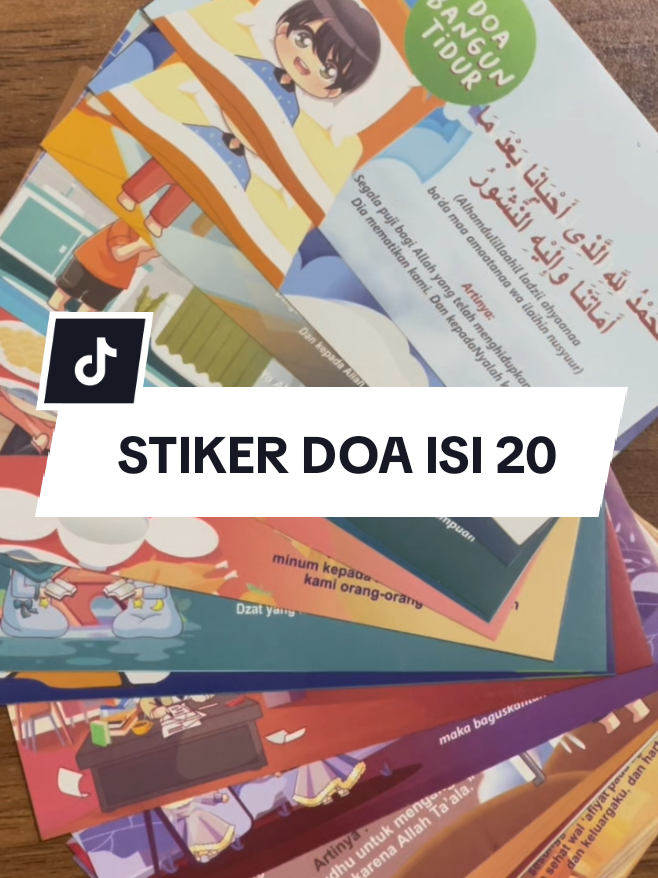 STIKER DOA SUPER MURAHH! harga di keranjang isi 20 stiker?! #stikerdoa #doaseharihari #edukasi #edukasianak #doaharian 
