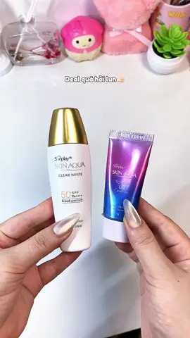 Chân ái của tui nè mấy bà #unboxing #kemchongnang #skinaqua #kemchongnangkiemdau #muataitiktok 