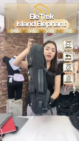 No need to drag a suitcase, one bag can hold the relaxation and anticipation of the weekend#ISLAND ELEPHANT 