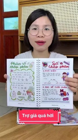 Sổ giấy takenote Toán 5 trang trí sticker kích thước khổ A5, thiết kế đẹp mắt chữ viết tay rõ ràng dễ hiểu #hangxinhtuoi #sogiaytoan5 