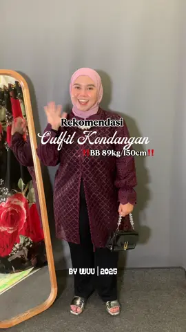 Rekomendasi Outer Brokat Jumbo untuk Kondangan para sobat bigsize🌸🌼#fitcheck #spilloutfit #outfitinspo #ootdbigsize #outfitkondangan 