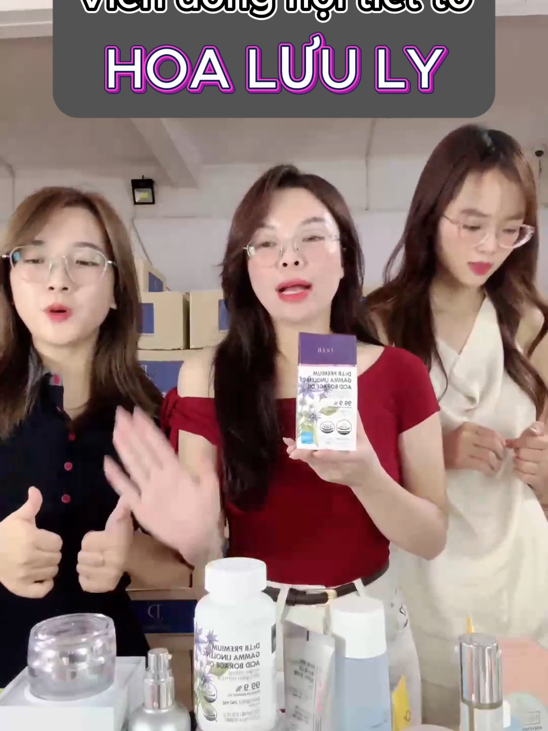 Viên Uống Bổ Sung Nội Tiết Nữ Hoa Lưu Ly #myphamchinhhang #Kemchongnang #Ngankorea #noitietto