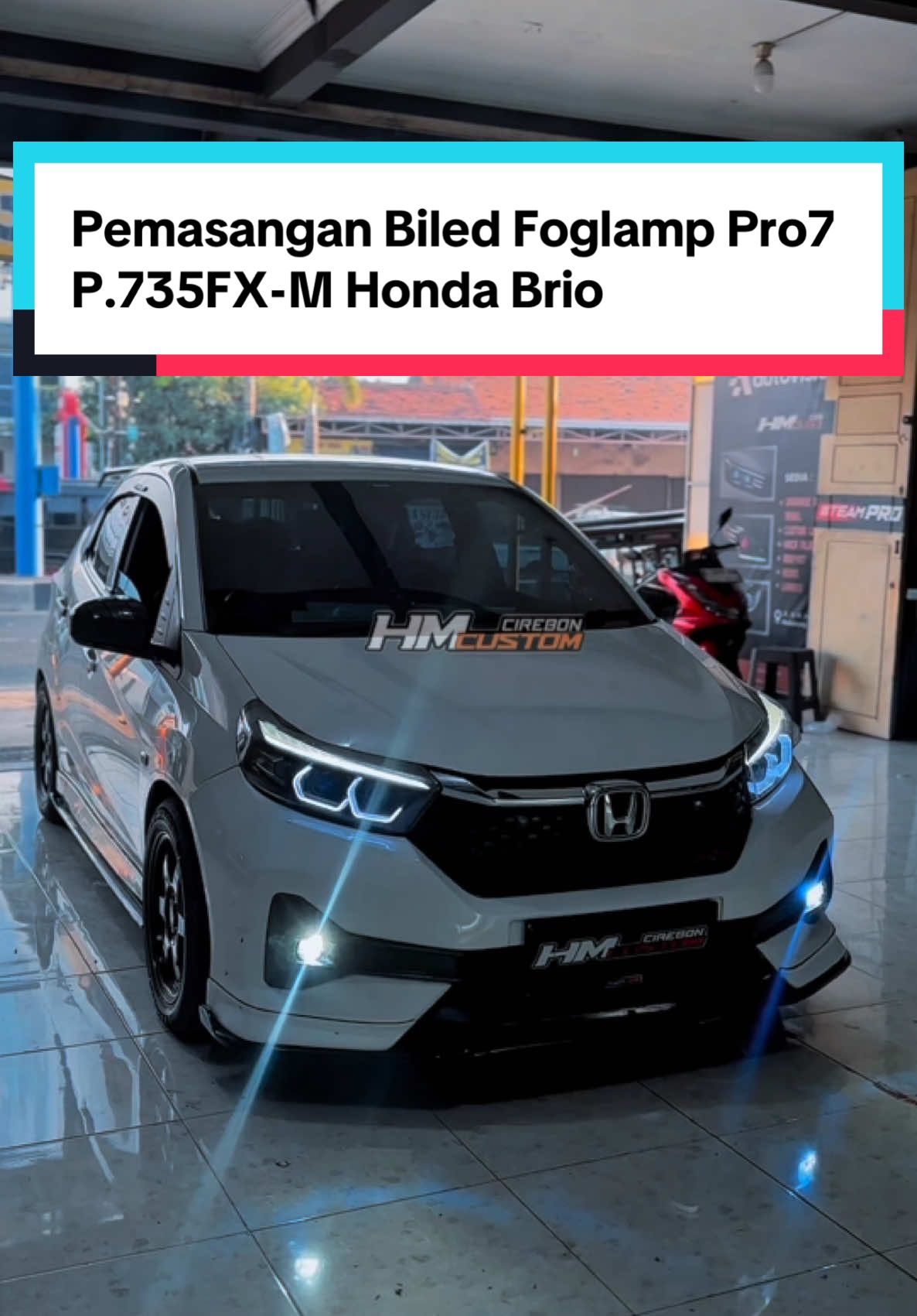 Pemasangan Biled Foglamp Pro7 P.735FX-M Honda Brio SEDIA :  - Upgrade Penerangan - Body Kit - Kaca Film - Variasi @HM CUSTOM PRO7 PEKALONGAN @PRO7 Autolighting  ⏰ 08.30 - 17.00 WIB 📍Jl. Ir. H. Juanda No. 202 Kedawung Cirebon Wa.me/085602007555 #hmcustomcirebon #hmcustompekalongan #pro7autolighting #teampro7cirebon #brio