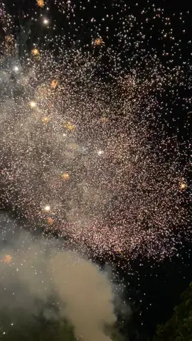 Without music this time. Just the sound of the fireworks 🎆 Enjoy! May this drive bad luck away! 🙏🏻 #fireworks #sky #nightsky #weddingfireworks #asmr 