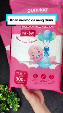Khăn vãi khô đa năng Gumi đang có voucher giá tốt được gần 2kg luôn ah cả nhà. #khanvaikhogumi #cindythuytichcuc