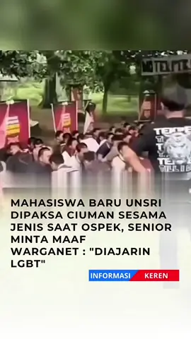 Kegiatan penyambutan mahasiswa baru di Universitas Sriwijaya (Unsri) Indralaya menuai kritik setelah beredar rekaman yang memperlihatkan maba dipaksa berciuman oleh senior Selain itu, ada laporan maba sempat diajak berkelahi hingga dugaan penghapusan rekaman untuk menutupi kejadian. Pihak kampus langsung menjatuhkan sanksi: membekukan kegiatan Himateta selama satu tahun serta memberi surat peringatan bagi senior yang terlibat. Kasus ini kembali menyoroti praktik senioritas berlebihan di kampus yang kerap merugikan mahasiswa baru. Publik menilai, budaya seperti ini sudah saatnya dihentikan. #azmisemende #foryourpage #masukberanda #tiktokviral #unsri 