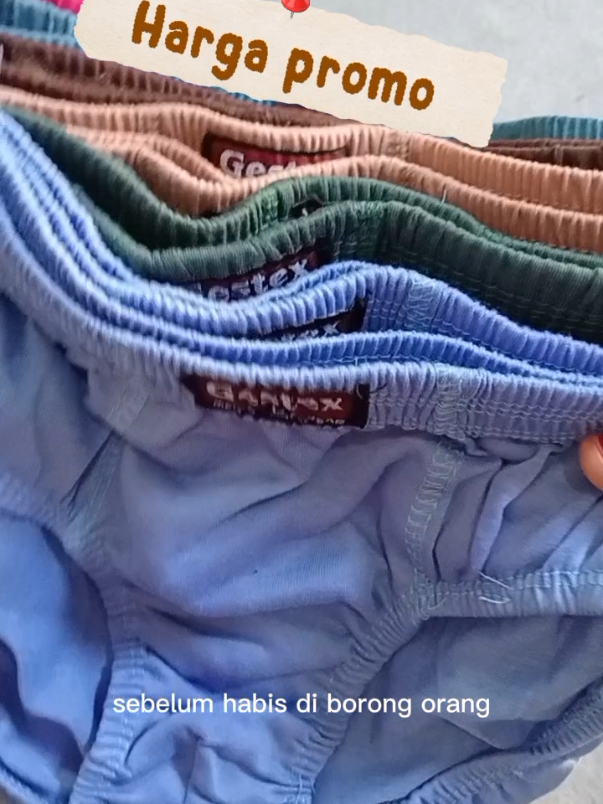 buruan chekout sebelum harganya berubah#cdpria #celanadalampria #sempakpria #pakethemat #murah 