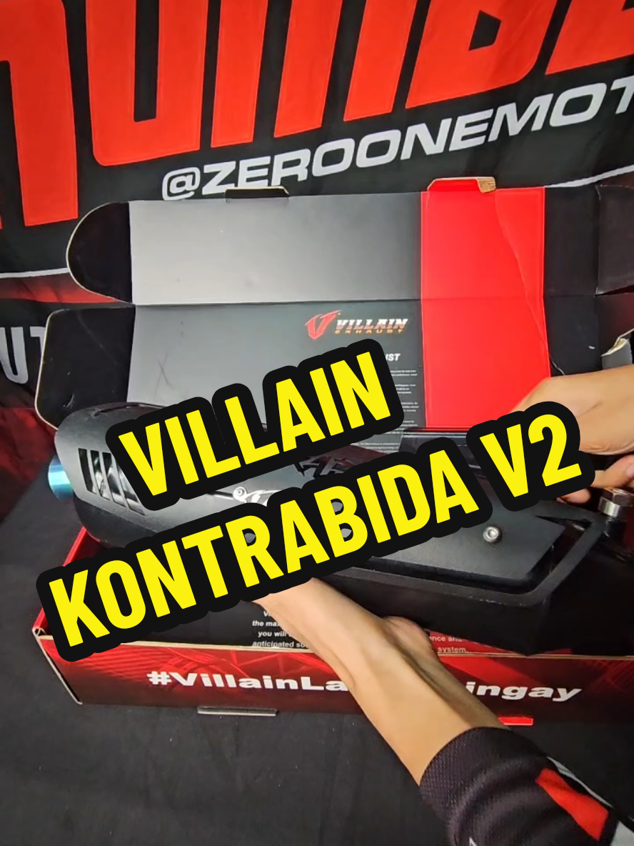 VILLAIN KONTRABIDA V2 IS BACK!! 🔥 🫵  #kontrabida  #VILLAIN  #zeroonemoto  #muffler 