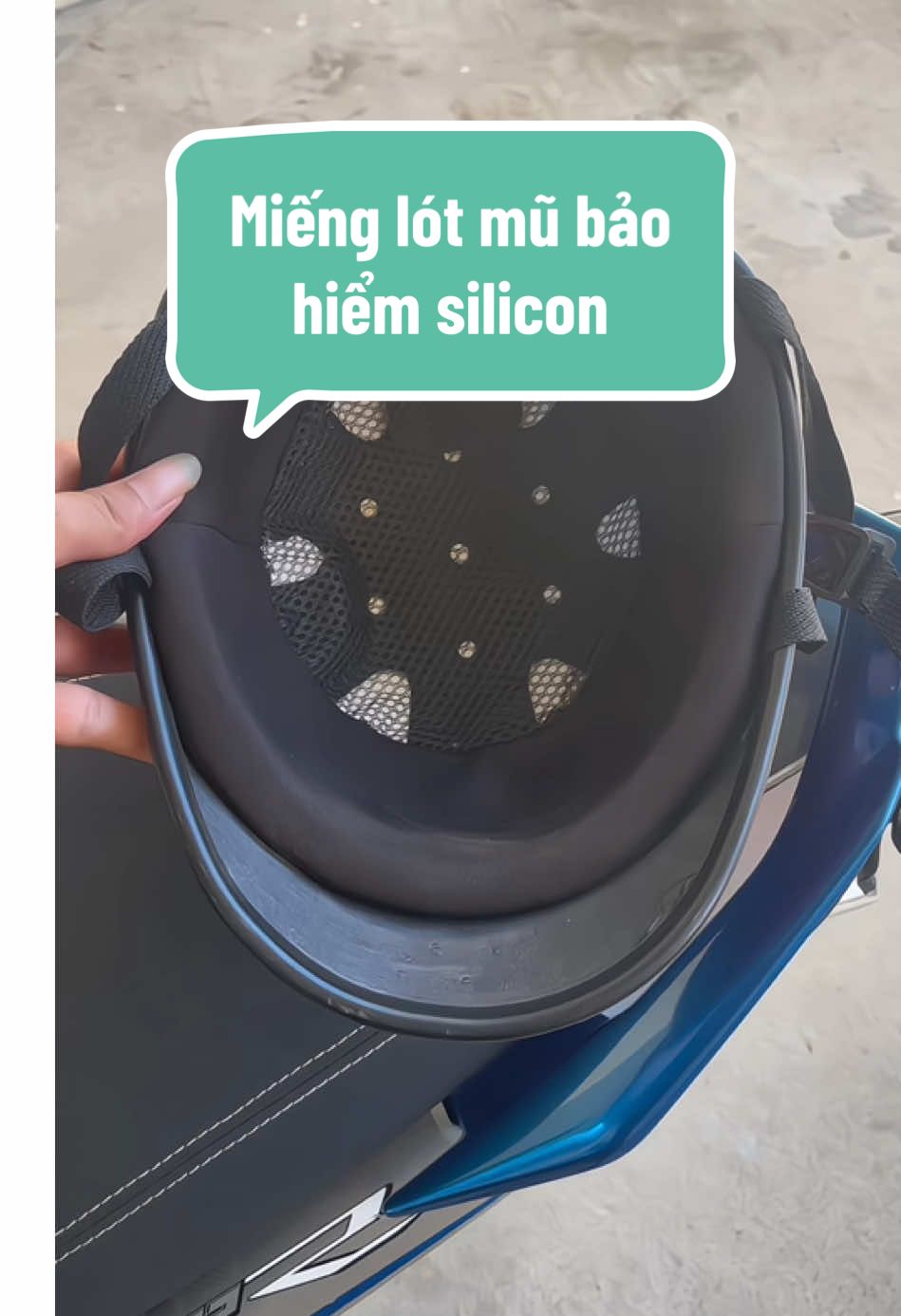 Miếng Lót Mũ Bảo Hiểm Silicon Chống Nóng #mienglotsilicon #mienglotmubaohiem #dogiadungtienich #xuhuong 