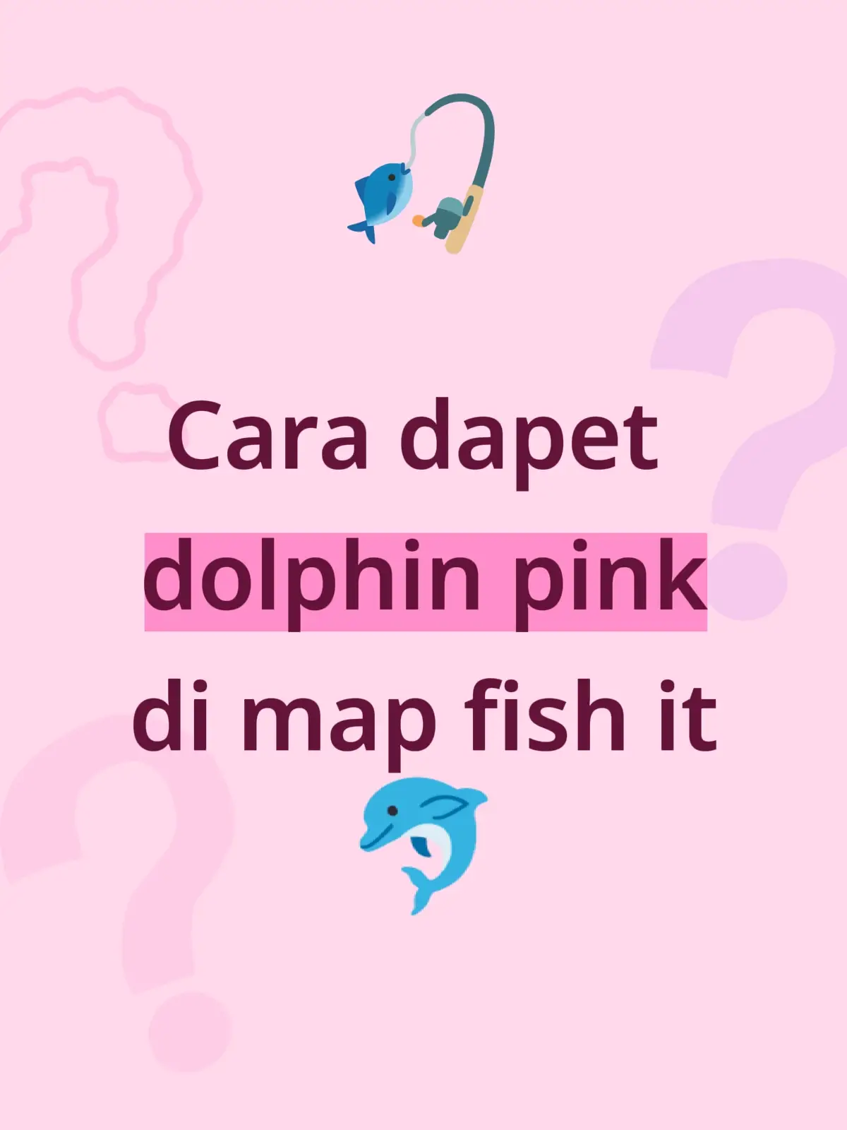 sekian dan terimakasih 😋😋 #foryoupage #fishit #dolphin #pink #robloxfyp 