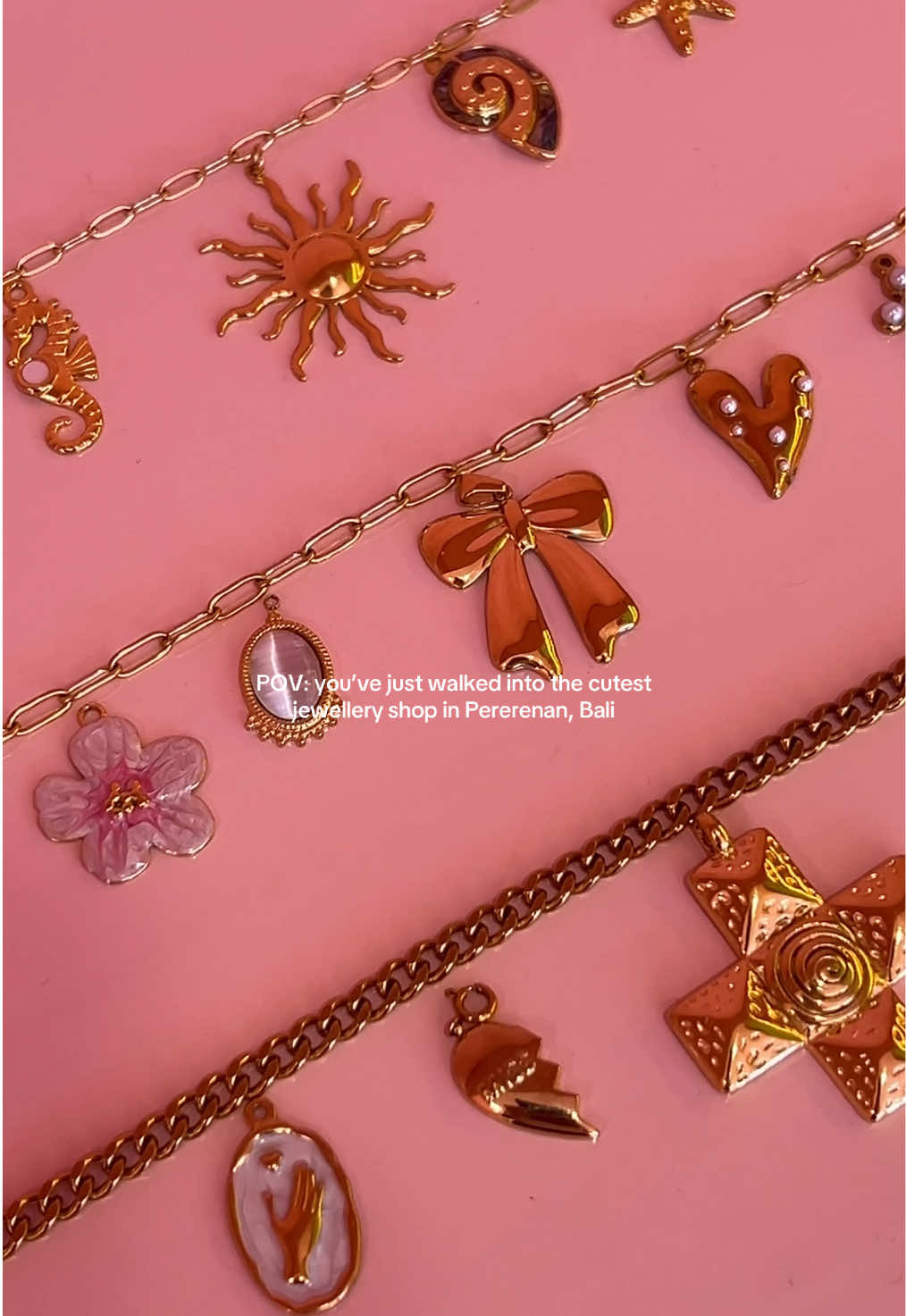 The coolest spot in Pererenan, Bali — charms, tarot, piercings & jewellery all in one 🩷💫 📍Stacked by Celeste Pererenan & Canggu #goldjewelry #foryou #tarot #bali • canggu activities • bali recommendations • jewellery shop bali • shopping bali • gold earrings • gold charm necklace • summer jewelry • pererenan things to do • hidden gem pererenan •