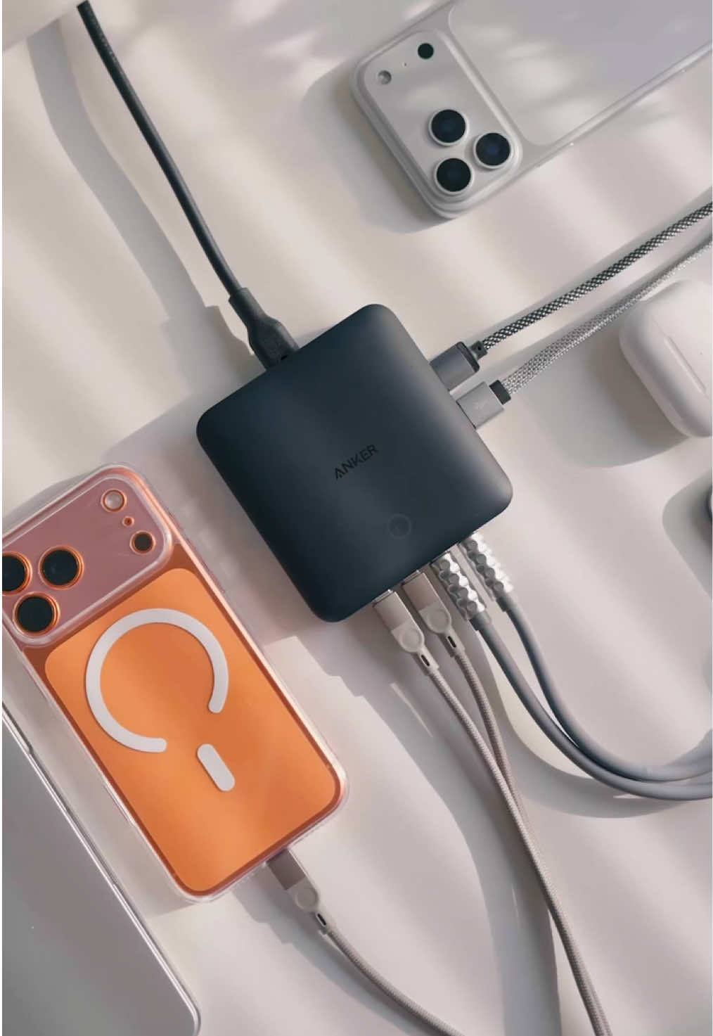 This Anker 130W charging station pretty much handles all your charging needs.@AnkerOfficial  #anker #techlife #desksetup #travelessentials #poweredbyanker