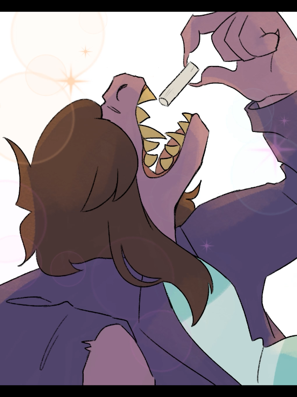 This counts as Krusie #deltarune #kris #susie #art #undertale 