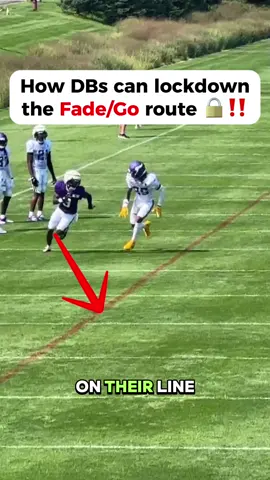 Squeeze, be aggressive, and don’t let him back on that line 💯✅ Train with us on Lockdown Academy - link in bio 🔒 #defensiveback #football