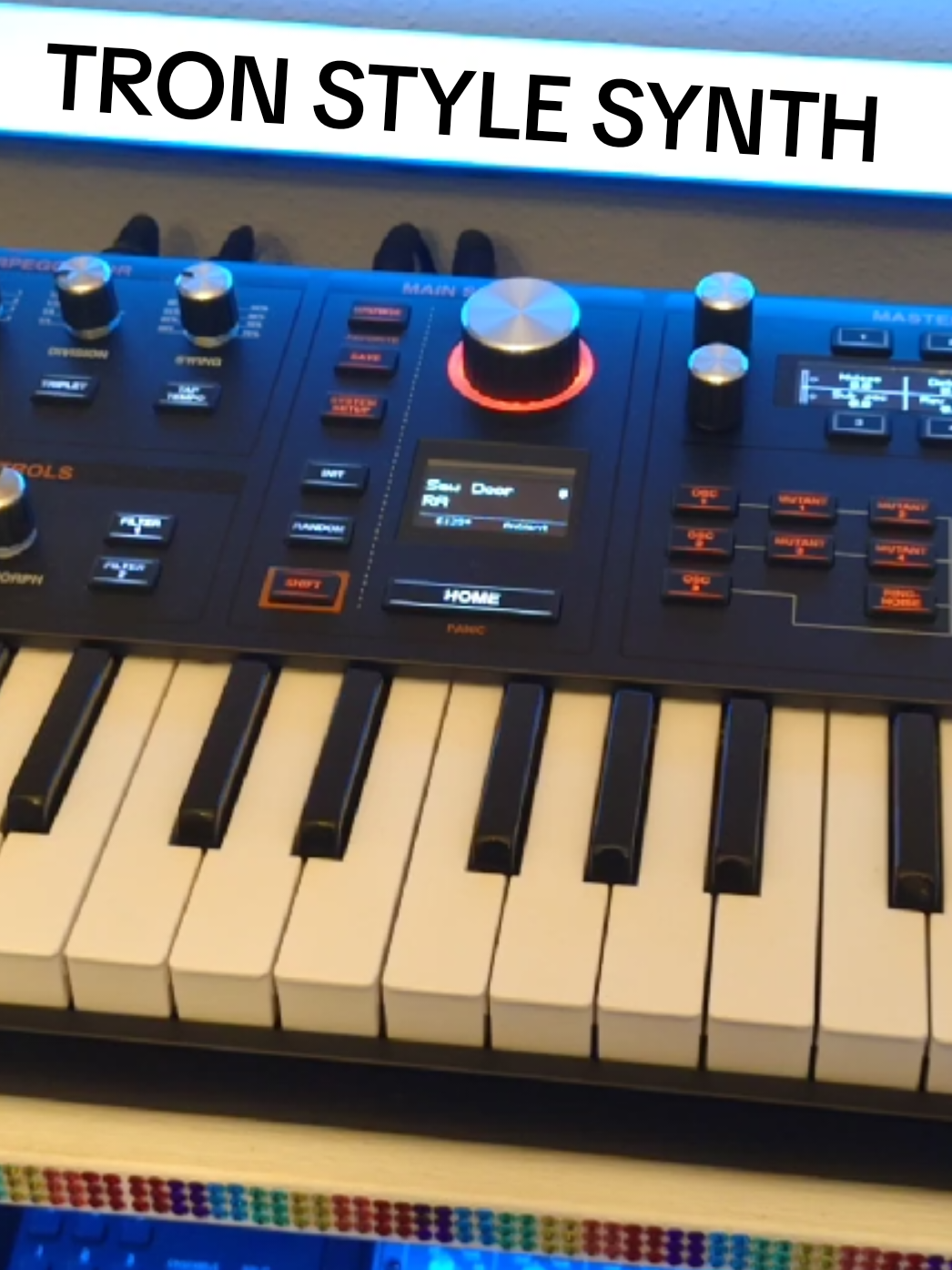 Synthesizer Sounds im Stil von TRON #synthesizer #tron #tronlegacy #synth #electronicmusic  @Ashun Sound Machines 