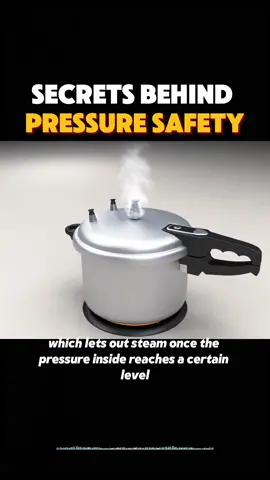 Secrets behind pressure safety#knowledge #safety #cook 