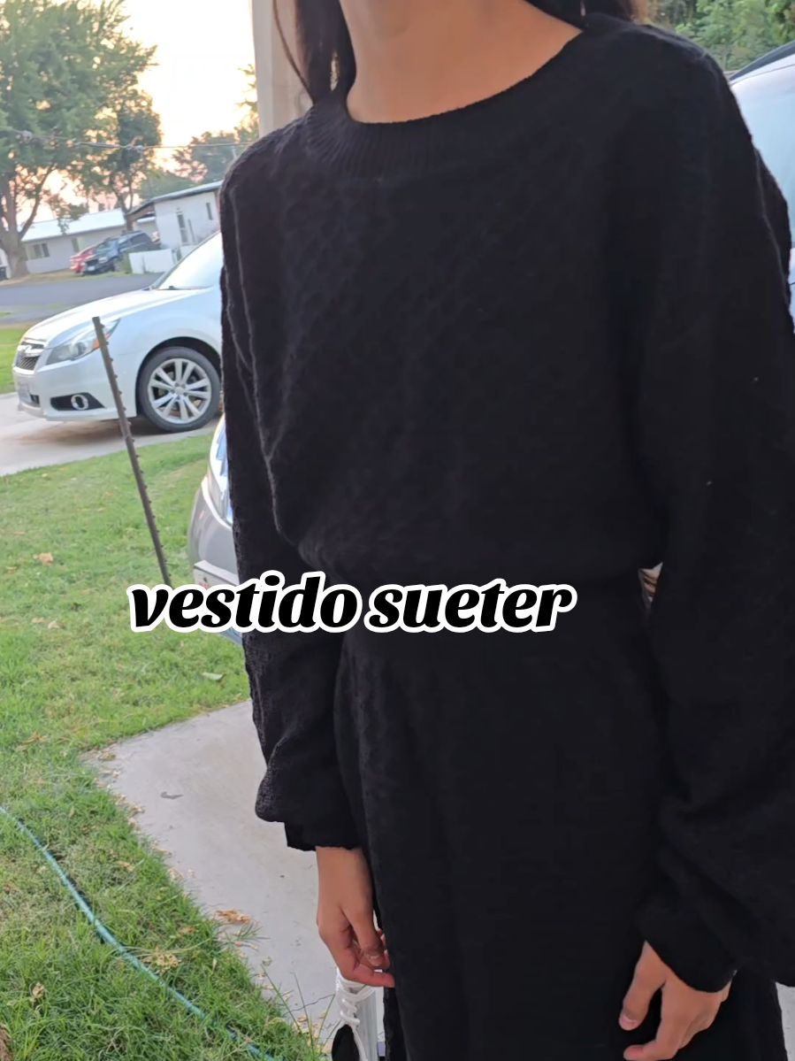 vestido tipo sueter, vestido tipo crochet #vestido #sueter #Otoño 