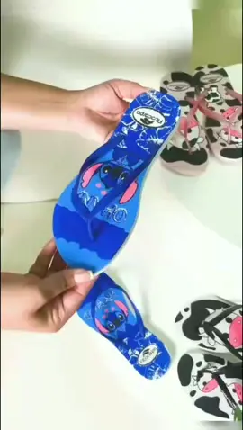 #Chinelo Feminino #Stitch Leve Macio Confortável #Verão Praia 100% Macio 