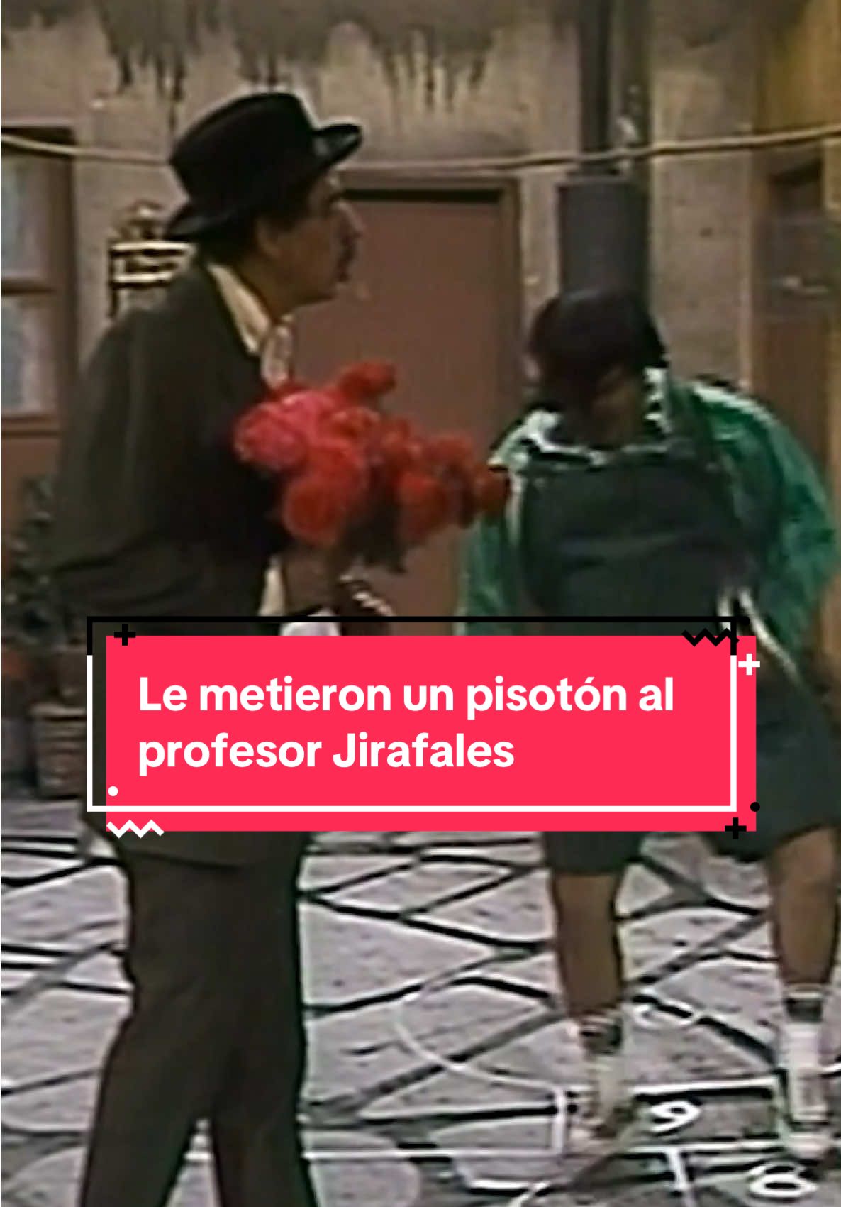 El pisotón que le puso Ñoño al profesor Jirafales 😂😂😂 #ElChavo #ElChavoDel8 