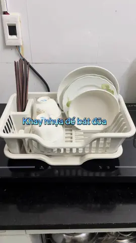Rổ úp chén, bát có khay hứng nước tiện ích,nhựa việt nhật#thinhhanh #xuhuong #dogiadung 