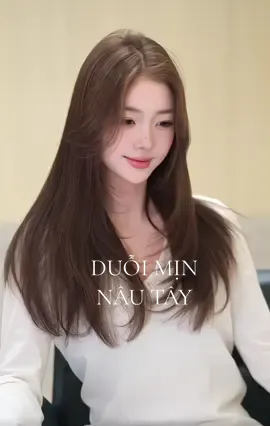 Duỗi mịn - dễ chăm, giữ nếp lâu. Nâu tây sáng da #creatorsearchinsights #YangHairStudio #fyp #tiemtocbienhoa #xuhuong 