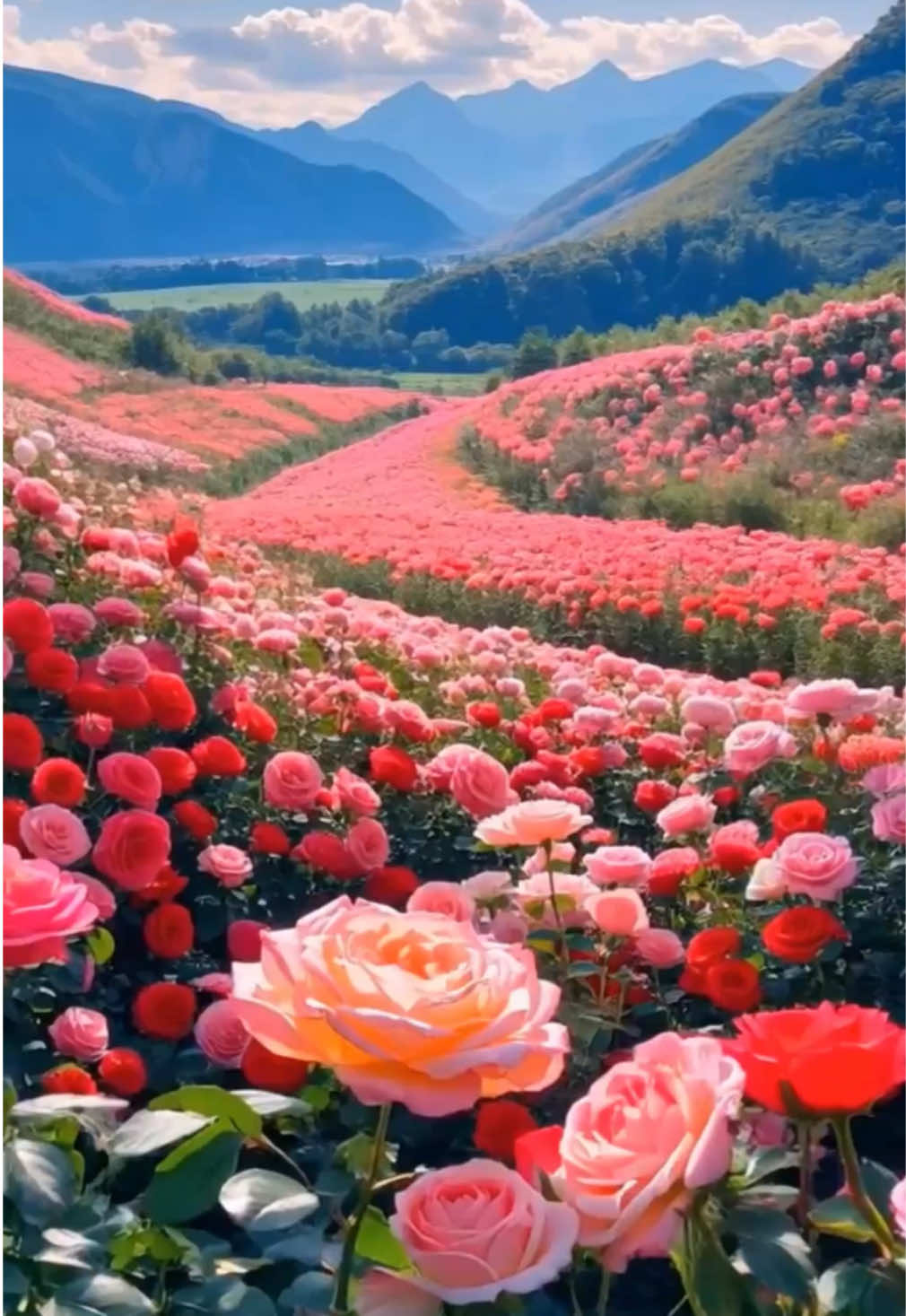 တောင်ကြားကနှင်းဆီ🌹 #နှင်းဆီ #flowers #nature #loveyou #rose 