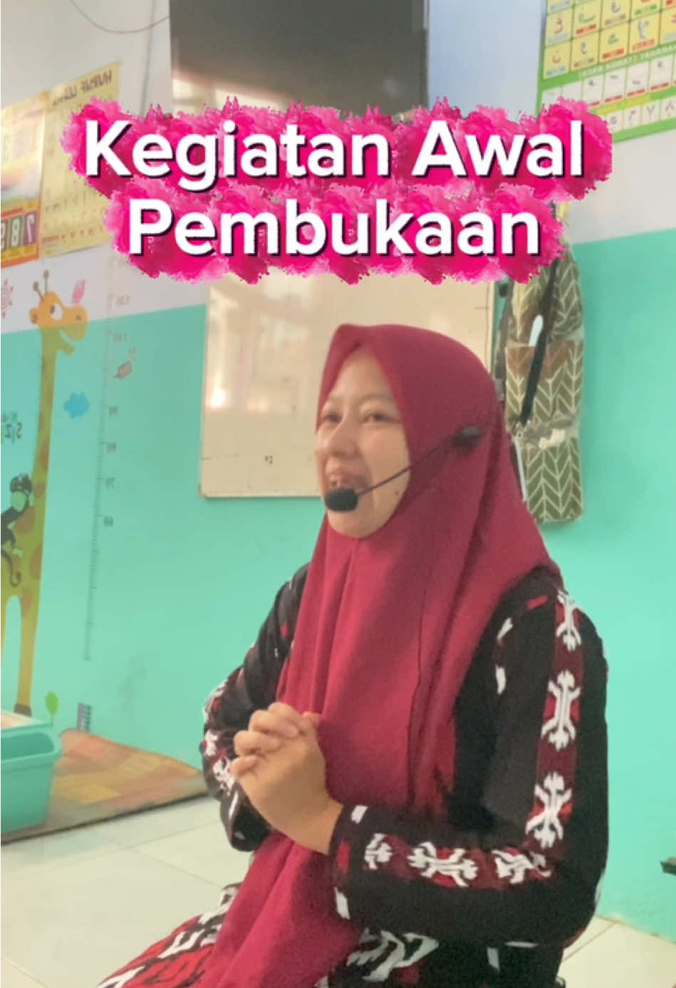Kegiatan Awal Pembuka Sebelum pelajar dimulai🧕 #fyp #gurukreatif #gurupaud #gurura #speaker 