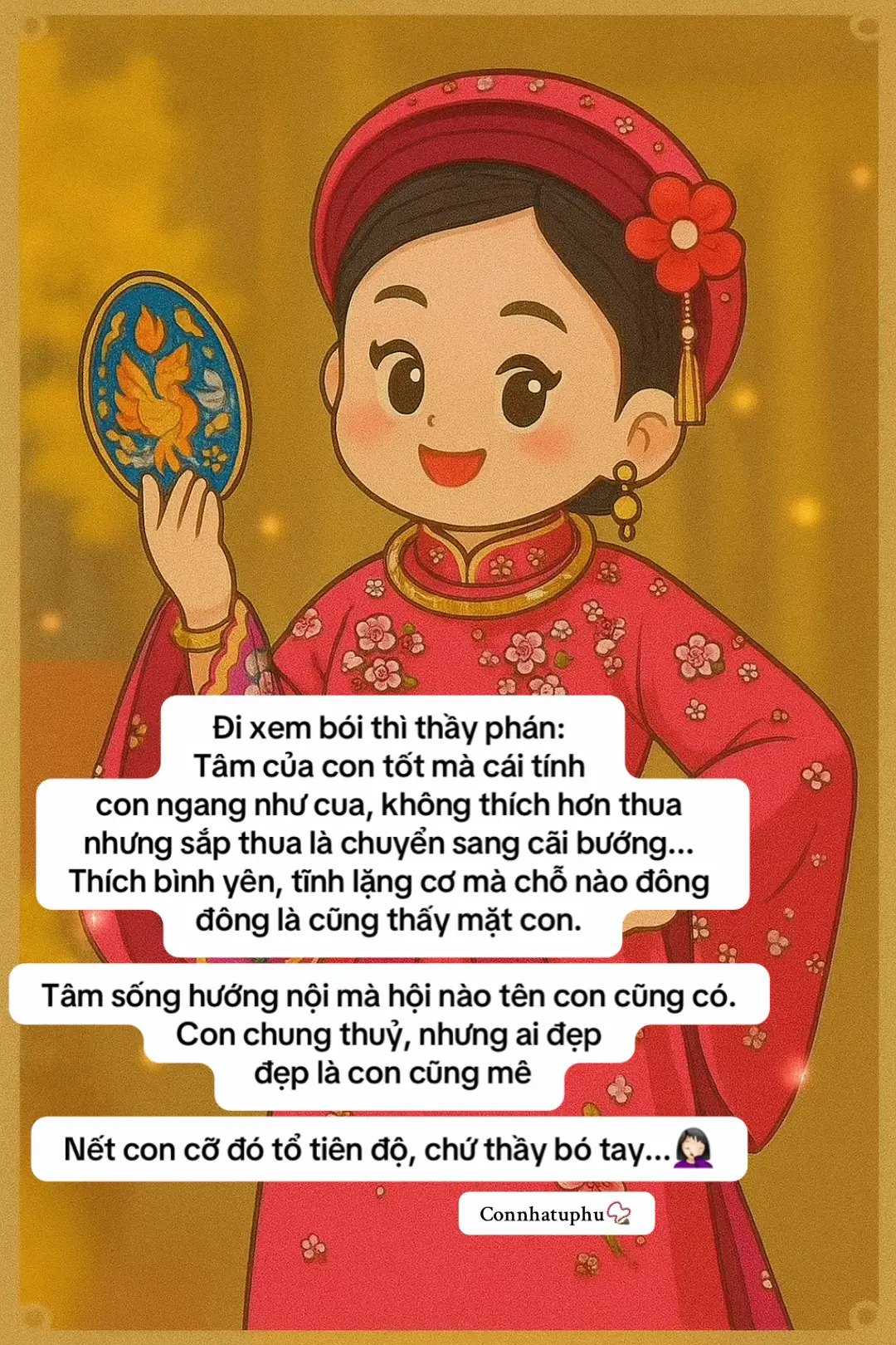 #connhatuphu📿 #daomauvietnam🙏 #candongsolinh #tinnguongthomauvietnam #tuongso 
