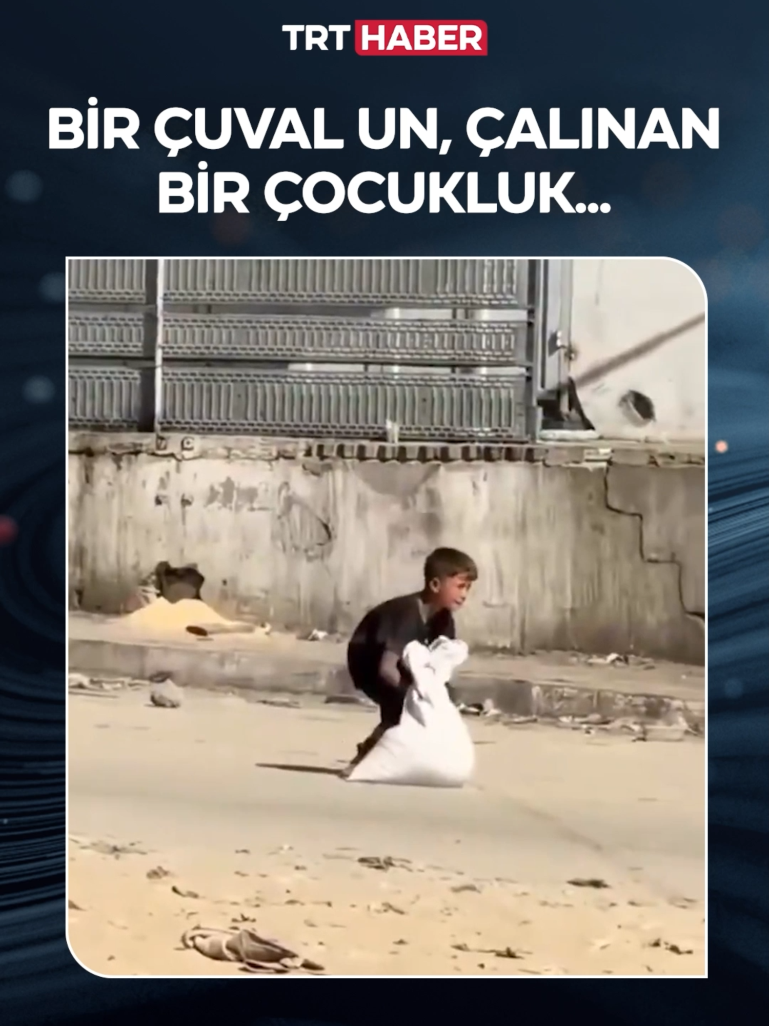 Katil İsrail'in zulmü altındaki Gazze'nin yükü ağır...