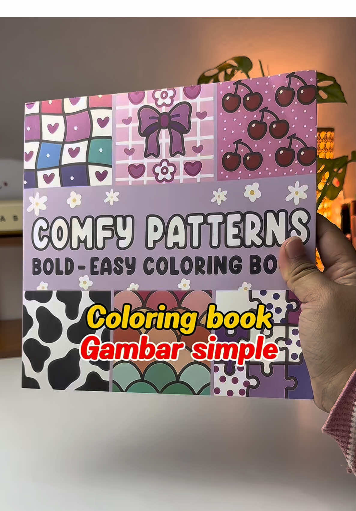 Bold & easy coloring book! #boldandeastcoloringbook #comfypatternscoloringbook #coloringbook #simplecoloringbook 