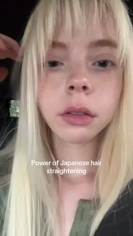 Finally free my hair is thin now #foryou #keratin #fyp #hair #blonde 