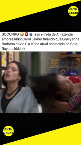 CAOS 🤣🚨🗣️ Carol Lekker falando que Gracyanne Barbosa da de O a 10 na atual namorada do Belo, Rayane kkkkkk (reprodução RecordPlus) #famoso #fofoca #afazenda #carollekker #gracyannebarbosa 