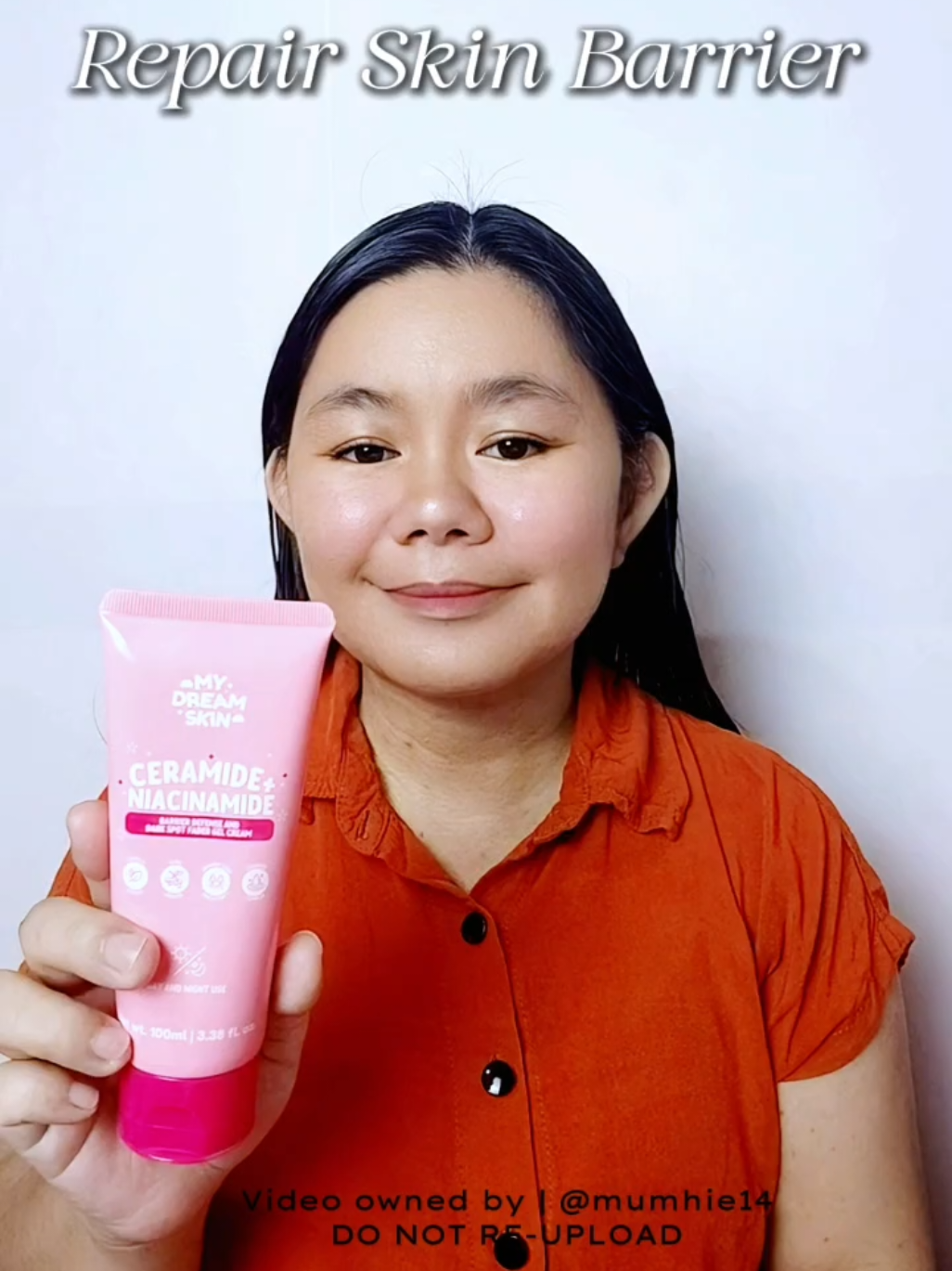 sign mo na rin to para itry Lalo na kung nasira skin barrier mo. #MyDreamSkin #ceramide #niacinamide #GelCream #repairskinbarrier 