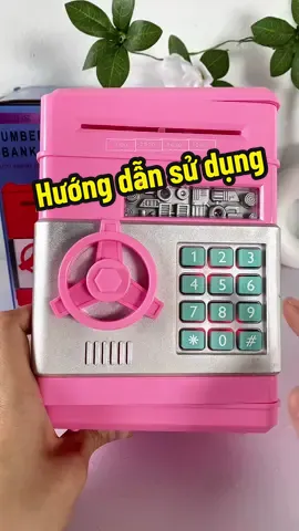 Hướng dẫn sử dụng két tiết kiệm mini#kettietkiemtienchobe #ketmini #nhatamday 